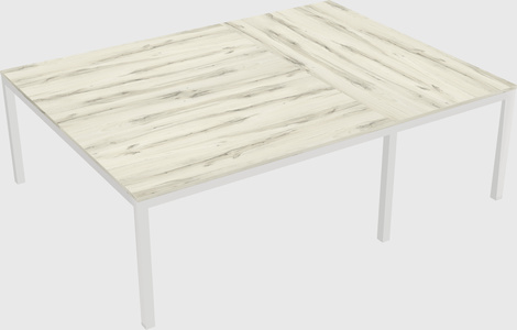 Shared office desks