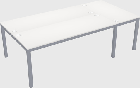 Shared office desks