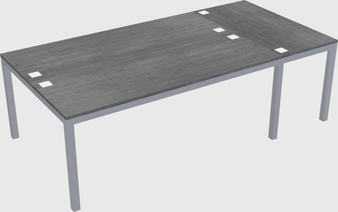 Shared office desks
