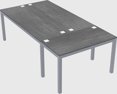Shared office desks