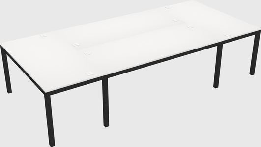 Shared office desks