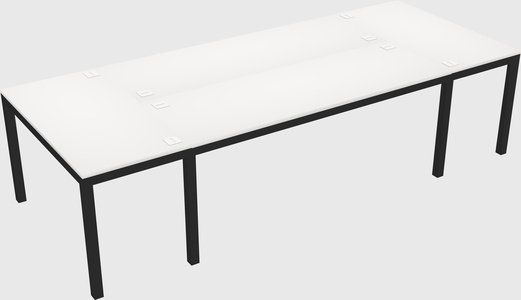 Shared office desks