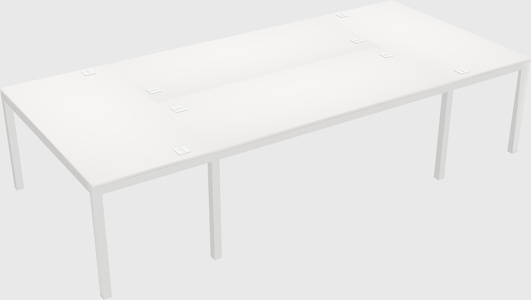 Shared office desks