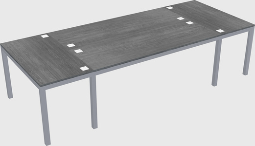 Shared office desks