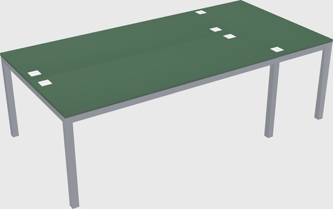 Shared office desks