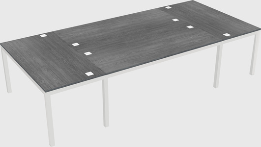Shared office desks