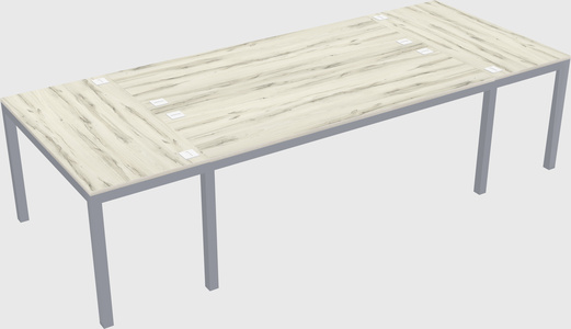 Shared office desks