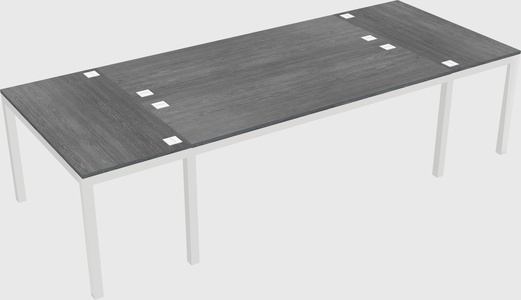 Shared office desks
