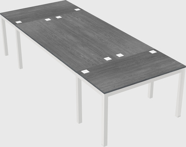 Shared office desks