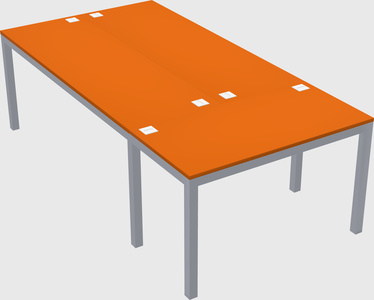 Shared office desks
