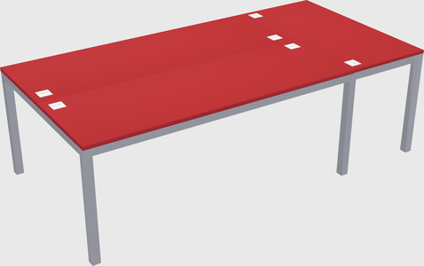 Shared office desks