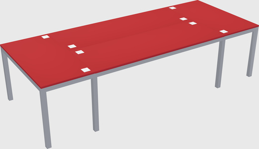 Shared office desks