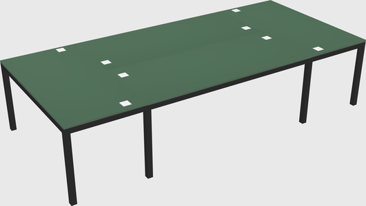 Shared office desks