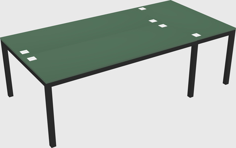 Shared office desks