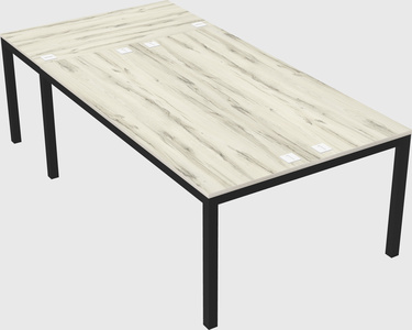 Shared office desks