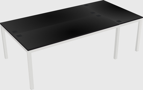 Shared office desks