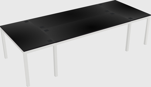 Shared office desks