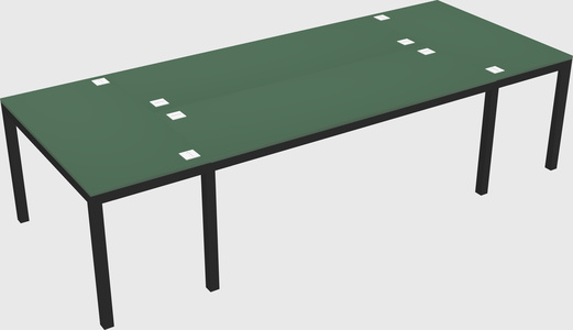 Shared office desks