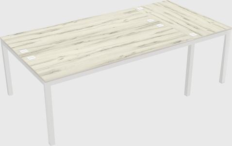 Shared office desks