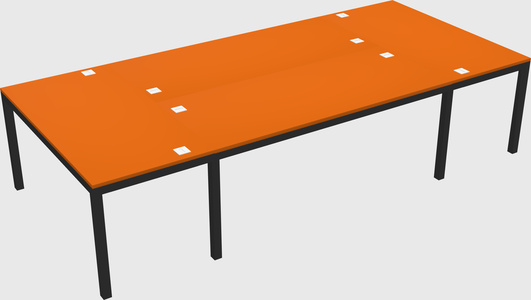 Shared office desks