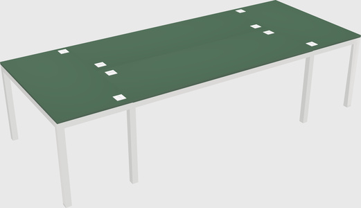 Shared office desks