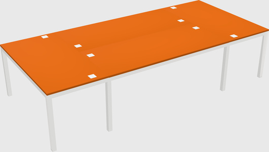 Shared office desks