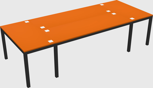 Shared office desks