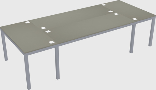 Shared office desks