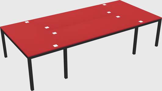 Shared office desks
