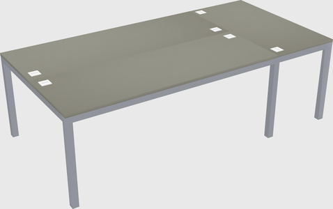 Shared office desks