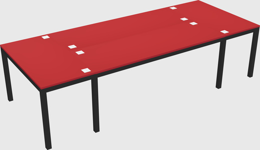 Shared office desks