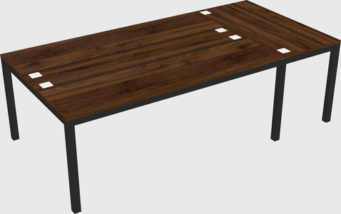 Shared office desks