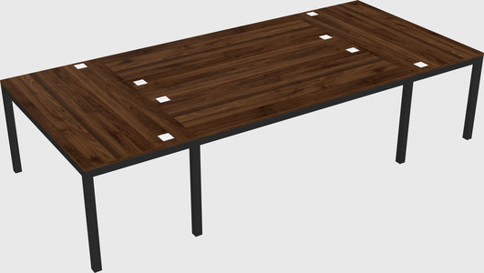 Shared office desks