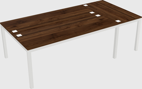 Shared office desks