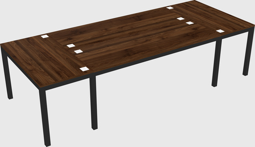 Shared office desks
