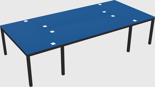 Shared office desks