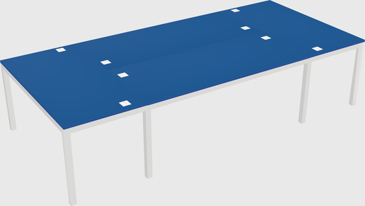 Shared office desks