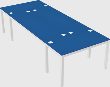 Shared office desks