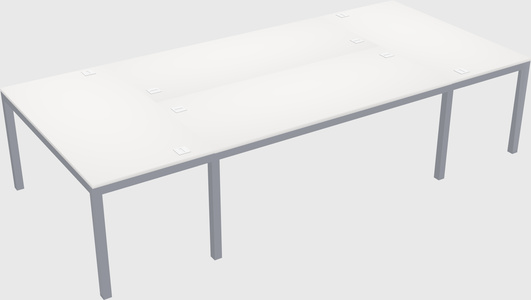 Shared office desks