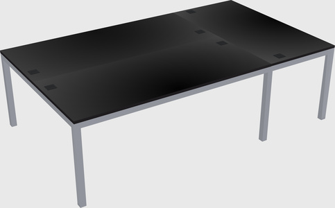 Shared office desks