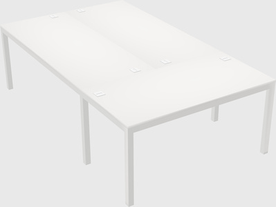 Shared office desks