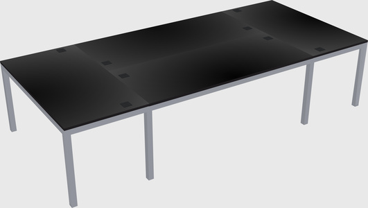 Shared office desks
