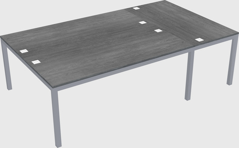 Shared office desks