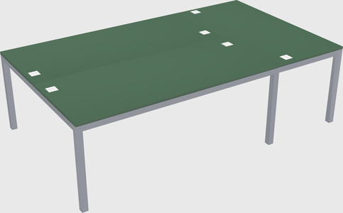 Shared office desks