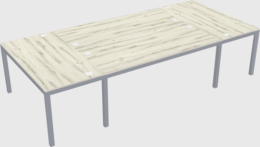Shared office desks
