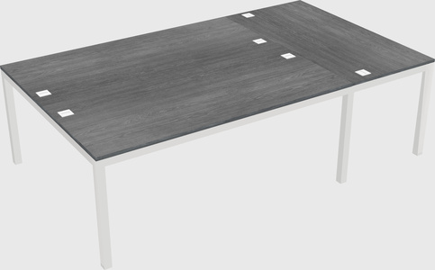 Shared office desks