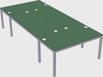 Shared office desks