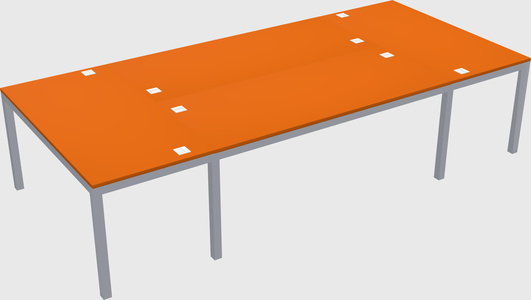 Shared office desks