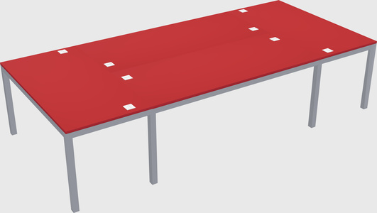 Shared office desks