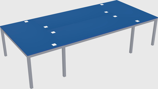 Shared office desks
